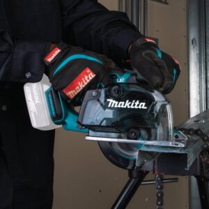 Makita 18-Volt LXT Lithium-Ion Cordless 5-3/8 in. Metal Cutting Saw with Electric Brake and Chip Collector Tool-Only