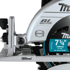Makita 18-Volt X2 LXT Lithium-Ion (36-Volt) Brushless Cordless Rear Handle 7-1/4 in. Circular Saw w/BONUS 5.0Ah Battery 2 Pack