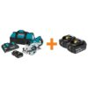 Makita 18-Volt X2 LXT Lithium-Ion (36-Volt) Brushless Cordless Rear Handle 7-1/4 in. Circular Saw w/BONUS 5.0Ah Battery 2 Pack