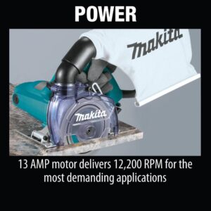 Makita 5 in. Dry Masonry Saw with Dust Extraction