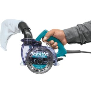 Makita 5 in. Dry Masonry Saw with Dust Extraction