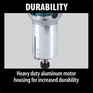 Makita 6.5 Amp 1-1/4 HP Corded Fixed Base Variable Speed Compact Router with Quick-Release