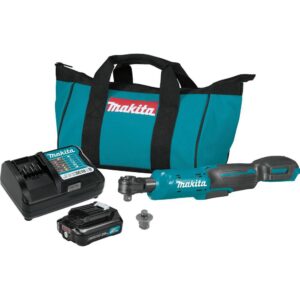 Makita 2.0 Ah 12-Volt MAX CXT 3/8 in./1/4 in. Sq. Drive Ratchet Kit with bonus 12-Volt MAX CXT 1/4 in. Sq. Drive Impact Wrench