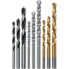 Makita 9-Piece Assorted Drill Bit Set Metal Wood Masonry Straight Shank