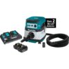 Makita 18-Volt X2 LXT Lithium-Ion 36-Volt Brushless Cordless 2.1 Gal. HEPA Filter Dry Dust Extractor Kit 5.0 Ah