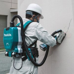 Makita 18-Volt X2 LXT Lithium-Ion (36V) Brushless 1/2 Gal. HEPA Filter Backpack Dry Dust Extractor Kit, AWS Capable (5.0 Ah)