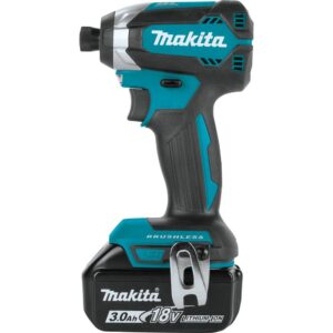 Makita 18-Volt LXT Lithium-Ion Brushless Cordless Impact Driver Kit with (1) Battery 3.0Ah