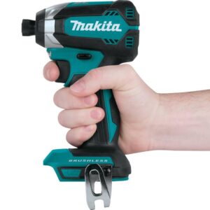 Makita 18V LXT Brushless 1/4 in. Impact Driver, 7-1/4 in. Circular Saw and Reciprocating Saw with bonus 18V LXT Starter Pack