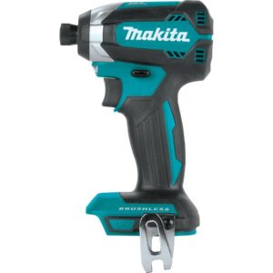 Makita 18V LXT Brushless 1/4 in. Impact Driver, 7-1/4 in. Circular Saw and Reciprocating Saw with bonus 18V LXT Starter Pack