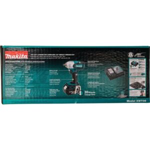 Makita 18-Volt LXT Lithium-Ion 3/8 in. Cordless Square Drive Impact Wrench Kit with (2) Batteries 3.0Ah Charger and Bag