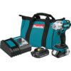 Makita 18-Volt LXT Lithium-Ion Compact Brushless Cordless 1/2 in. 3-Speed Impact Wrench Kit, 2.0Ah