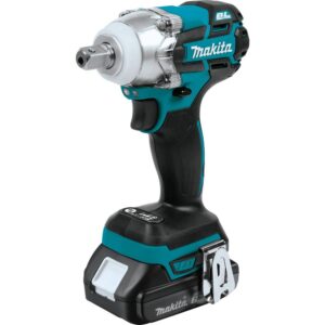 Makita 18-Volt LXT Lithium-Ion Compact Brushless Cordless 1/2 in. 3-Speed Impact Wrench Kit, 2.0Ah
