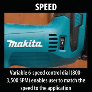 Makita 18-Volt LXT Lithium-Ion Brushless Cordless Jig Saw, Tool Only with Bonus 18-Volt LXT Lithium-Ion 5.0 Ah Battery