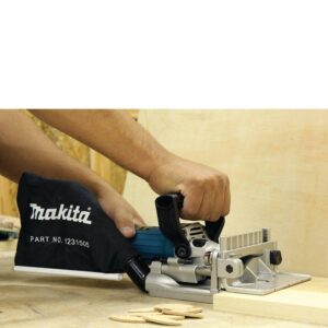 Makita 6 Amp Corded Plate Joiner with Dust Bag and Tool Case