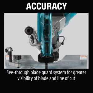Makita 15 Amp 10 in. Dual-Bevel Sliding Compound Miter Saw with Laser and Stand