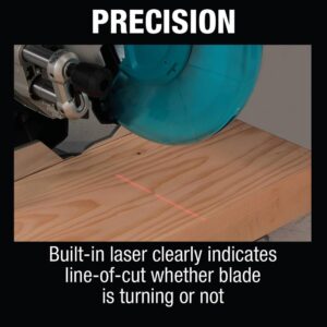 Makita 15 Amp 12 in. Dual-Bevel Sliding Compound Miter Saw with Laser and Stand