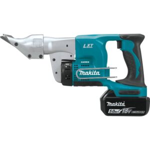 Makita 18-Volt LXT 5.0Ah Lithium-Ion Cordless 18-Gauge Straight Shear Kit