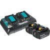 Makita 18-Volt 5.0Ah LXT Lithium-Ion Battery and Dual Port Charger Starter Pack