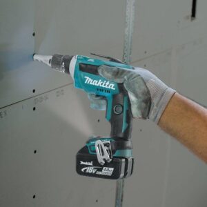 Makita 18-Volt LXT Brushless Cordless Drywall Screwdriver with Push Drive Technology with bonus 18-Volt LXT Battery Pack 5.0Ah