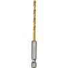 Makita 1/8 in. Titanium Coated Drill Bit and 1/4 in. Hex Shank