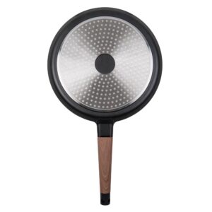 MasterPan Designer Series 11 in. Non-Stick Cast Aluminum Crepe Pan with Detachable Handle in Black
