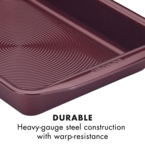 Circulon Nonstick Bakeware 5-Piece Bakeware Set, Merlot