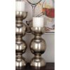 LITTON LANE 14 in. x 6 in. Classic Iron Candle Holder in Polished finish
