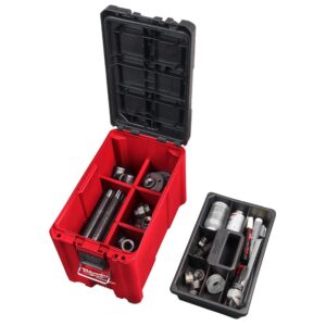 Milwaukee M18 18-Volt Lithium-Ion Brushless Cordless 7-1/4 in. Circular Saw Kit and PACKOUT 10 in. Compact Tool Box