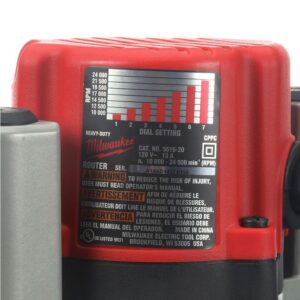 Milwaukee 2-1/4 Max-Horsepower EVS Multi-Base Router Kit with Plunge Base and BodyGrip Fixed Base