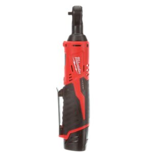 Milwaukee M12 12-Volt Lithium-Ion Cordless 1/4 in. Ratchet Kit w/ (1) 1.5Ah Battery, Charger and Tool Bag