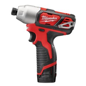 Milwaukee M12 12-Volt Lithium-Ion Cordless 3/8 in. Ratchet and 1/4 in. Impact Driver Combo Kit with (1) 2.0Ah Battery and Charger