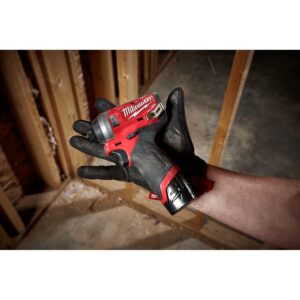 Milwaukee M12 12-Volt Lithium-Ion Cordless 3/8 in. Ratchet & FUEL 1/4 in. Impact Driver Combo Kit with (1) 2.0Ah Battery & Charger