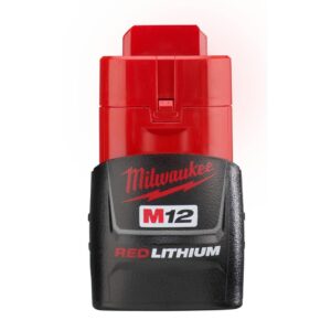 Milwaukee M12 12-Volt Lithium-Ion Cordless 3/8 in. and 1/4 in. Ratchet Kit (2-Tool) with Battery, Charger and Bag
