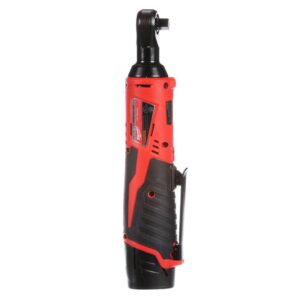 Milwaukee M12 12-Volt Lithium-Ion Cordless 3/8 in. Ratchet Kit with One 1.5 Ah Battery, Charger and Tool Bag