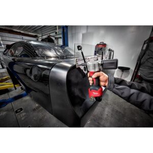 Milwaukee M12 FUEL 12-Volt Lithium-Ion Brushless Cordless 3/8 in. Ratchet and Rivet Tool with two 3.0 Ah Batteries
