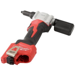 Milwaukee M12 FUEL 12-Volt Lithium-Ion Brushless Cordless 3/8 in. Ratchet and Rivet Tool with two 3.0 Ah Batteries