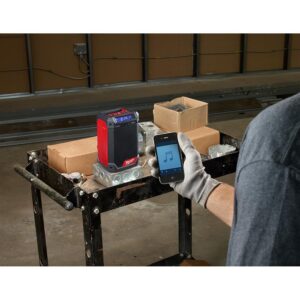 Milwaukee M12 FUEL 12-Volt Lithium-Ion Brushless Cordless 3/8 in. Ratchet and Jobsite Radio with two 3.0 Ah Batteries