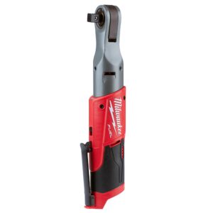 Milwaukee M12 FUEL 12-Volt Lithium-Ion Brushless Cordless 1/2 in. Ratchet Kit W/ (2) 2.0Ah Batteries, Charger & Tool Bag