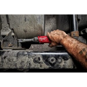 Milwaukee M12 FUEL 12-Volt Lithium-Ion Brushless Cordless 3/8 in. Extended Reach Ratchet Kit with One 2.0 Ah Batteries