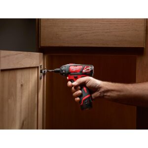Milwaukee M12 12-Volt Lithium-Ion Cordless 1/4 in. Hex Screwdriver Kit with (1) 1.5Ah Battery and Charger