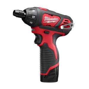 Milwaukee M12 12-Volt Lithium-Ion Cordless 1/4 in. Hex Screwdriver Kit with (1) 1.5Ah Battery and Charger