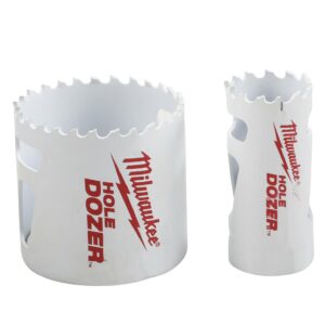 Milwaukee Hole Dozer Locksmith's Bi-Metal Hole Saw Set (8-Piece)