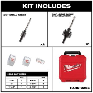 Milwaukee Hole Dozer Locksmith's Bi-Metal Hole Saw Set (8-Piece)
