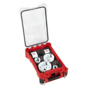 Milwaukee Hole Dozer Bi-Metal General Purpose Hole Saw Set with PACKOUT Compact Organizer (10-Piece)