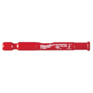 Milwaukee 1/4 in. Diamond Plus Hole Saw W/ Arbor