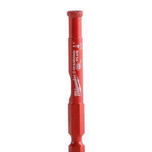 Milwaukee 1/4 in. Diamond Plus Hole Saw W/ Arbor