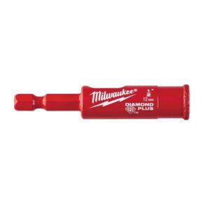 Milwaukee 1/2 in. Diamond Plus Hole Saw W/ Arbor