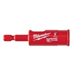 Milwaukee 5/8 in. Diamond Plus Hole Saw W/ Arbor