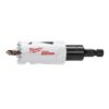 Milwaukee 1-1/8 in. Hole Dozer Bi-Metal Hole Saw with 3/8 in. Arbor & Pilot Bit