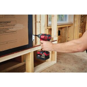 Milwaukee M18 18-Volt Lithium-Ion Cordless 1/4 in. Hex 2-Speed Impact Driver W/(2) 3.0Ah Batteries, Charger, Hard Case